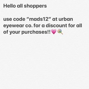 DISCOUNT AT URBAN EYEWEAR CO
